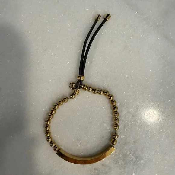 Michael Kors Gold and Brown Beaded Bracelet - Picture 2 of 2